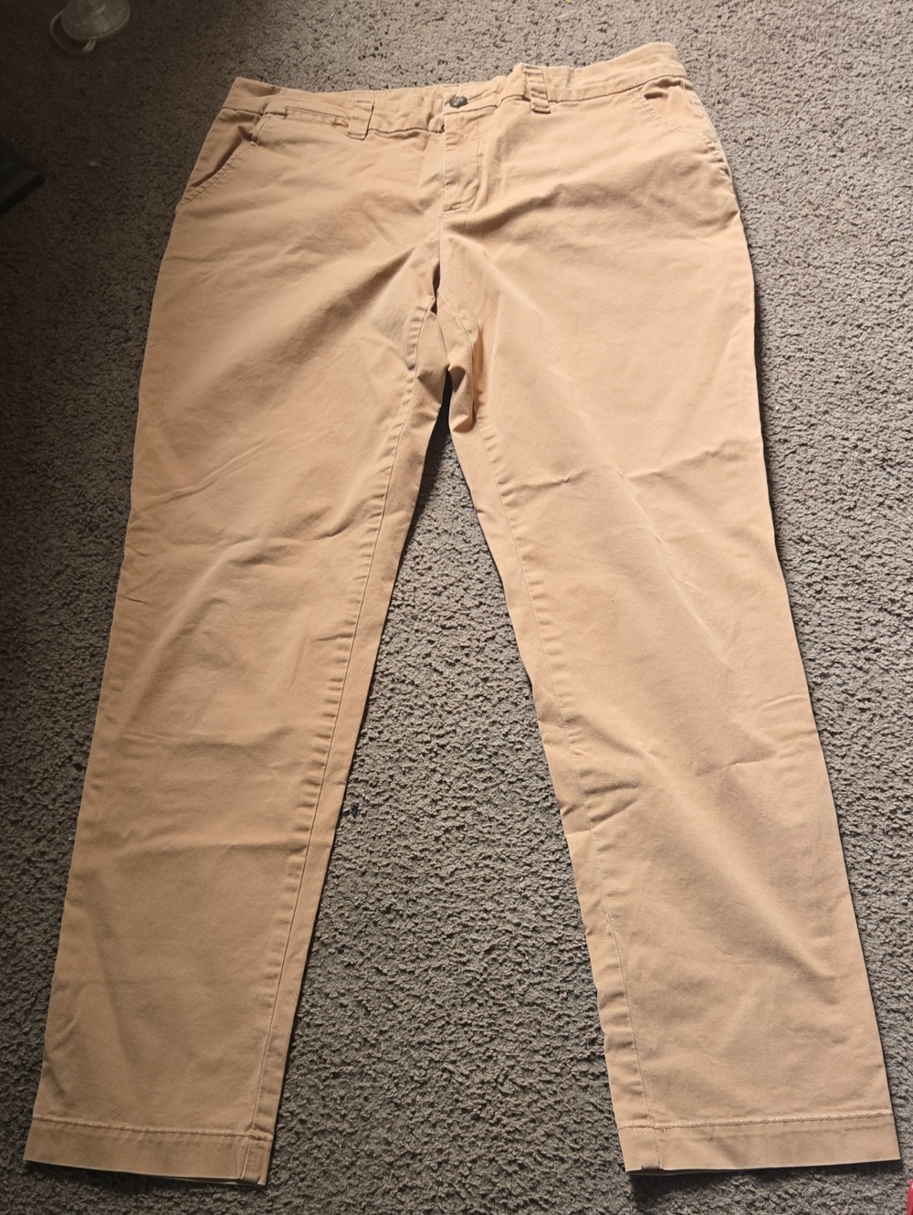 Khakis By Gap Broken In Straight Orange Brown Dress Pants Cotton